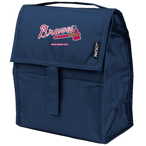 braves metal lunch box|Mlb Atlanta Braves On The Go Soft Lunch Bag Cooler .